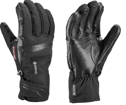 LEKI Shield 3D GTX black 9.5 - Warme Skihandschuhe für Männer mit wasserdichter GORE-TEX Membrane und Dexfill Isolierung, die für warmen Tragekomfort und optimalen Grip sorgen.