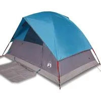Furnicato Campingzelt Kuppelzelt Blau 215 x 213 x 149 cm