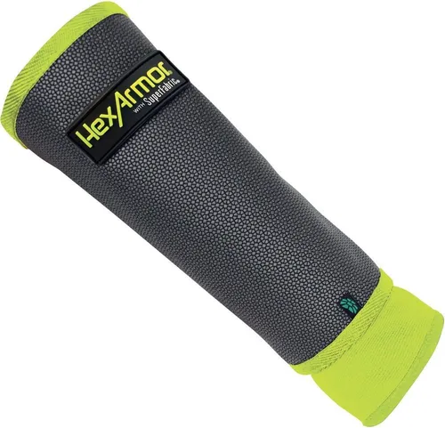 HexArmor AG10009S 60985 Unterarmschutz, Größe 12 - Arbeits- & Schutzkleidung mit Durchstichschutz für den gesamten Unterarm, ideal zum Schutz vor Verletzungen in der Industrie, inklusive Elastan-Einsatz für optimalen Sitz.