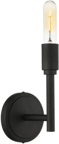 Retro Lampe Vintage Wandlampe Wandleuchte E27 Industrial Style Schwarz Matt