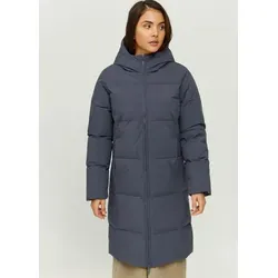 mazine Elmira Puffer Coat - Damen Puffermantel in ink blue, Größe XL - Damen Jacke aus 100% recyceltem Polyester, wasserabweisend und mit verdeckten Strickbündchen für optimalen Tragekomfort.