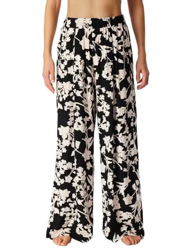 Schiesser Loungehose Mix + Relax - Stoffhose mit elastischem Bund aus 100% Viskose, ideal für lässige Anlässe. Bequemes, weites Bein und praktische seitliche Taschen bieten höchsten Tragekomfort.