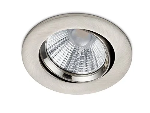 Trio Leuchten LED Einbauleuchten Pamir 650510107, Metall Nickel matt, inkl. 5,5 Watt LED