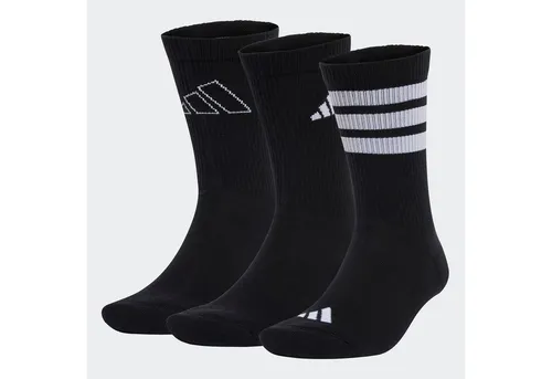 adidas Performance Funktionssocken LOGO, 3 PAAR (3-Paar) für Sport, mit Rippbündchen, aus weichem, stretchigem Baumwollmix