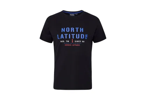 north 56 4 Print-Shirt North Latitude T-Shirt in 8XL, Schwarz