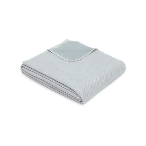 Ibena Lausanne Decke 140x200cm - Kuschelige Bio Baumwolldecke Made in Germany - Bettdecken – Leichte, atmungsaktive Sommerdecke aus kontrolliert biologisch angebauter Baumwolle, ideal für gemütliche Tage im Sommer.