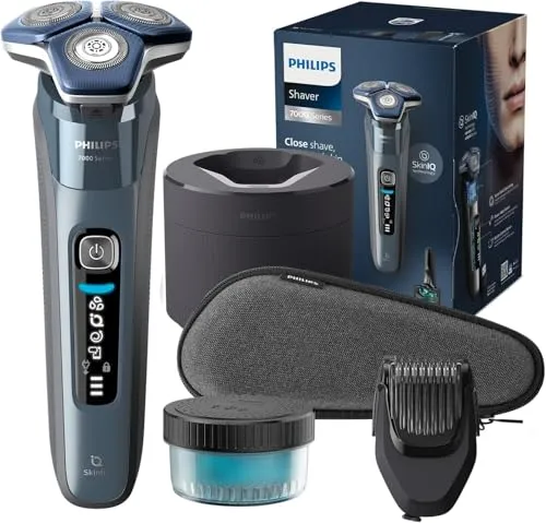 Philips Shaver Series 7000 S7882/54 - Nass-Trockenrasierer - Herrenrasierer mit innovativer SkinProtect-Technologie für sanfte und gründliche Rasur, ideal für empfindliche Haut.