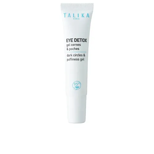 Talika Augenpflege Eye Detox Gel 10 ml - Augenpflege gegen dunkle Ringe und Schwellungen, revitalisiert die Augenpartie und sorgt für einen frischen Look.