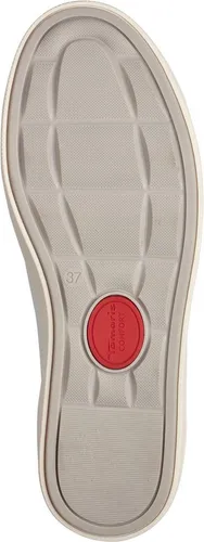 Tamaris COMFORT Sneaker in Weiß, Größe 37 EU - Moderne Sneaker aus Leder mit Reißverschluss und Schnürung für optimalen Halt, ideal für den Alltag und lässige Outfits.