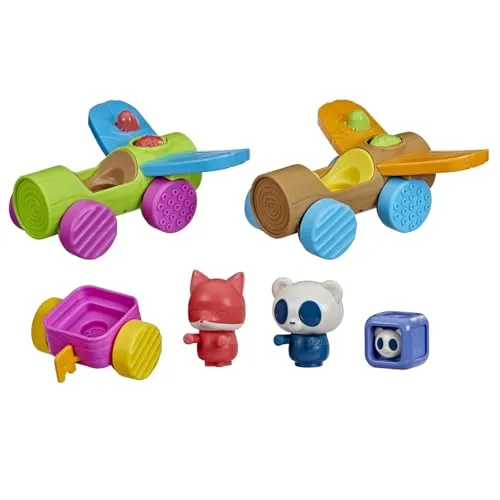 Playskool Lustige Tierfahrzeuge für Kleinkinder ab 1 Jahr, enthält 2 Fahrzeuge und 2 Figuren (Amazon Exclusive)