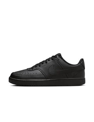 Nike Herren DH2987-002 Sneaker, Schwarz, EU - Herren-Sneaker im Retro-Basketball-Stil, inspiriert von den 80ern, mit verbesserter Haltbarkeit durch Gummi-Zwischensohle und klassischem Swoosh Design.