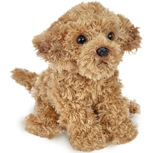 Bearington Doodles Labradoodle Plüschwelpe 13 Zoll - Stofftiere & Teddybären, realistisches und kuscheliges Labradoodle-Plüschtier mit hochwertigem Material für grenzenlosen Spielspaß.