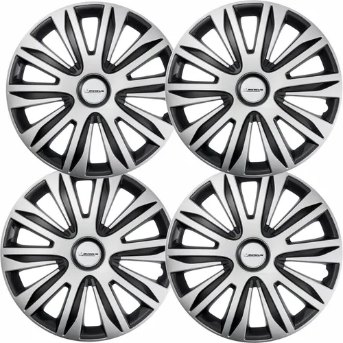 MICHELIN ALICE Radkappe 13 Zoll - 4er Set - Radkappen & Stahlfelgenringe: Universelles 4er Set mit verstellbarem Dehnungsring für einfache Installation und perfekte Passform.