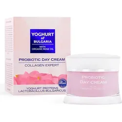 Tägliche Hautcreme mit Kollagen-Probiotikum mit Bio-Rosenöl BULGARISCHES JOGHURT 50 ml