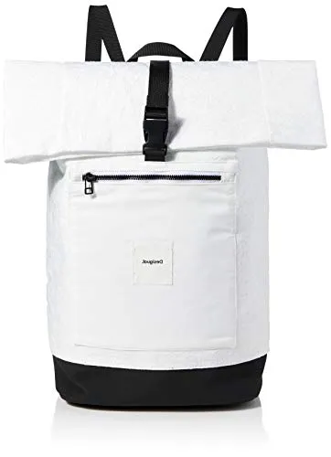 Desigual Womens Woven Backpack Big, White
