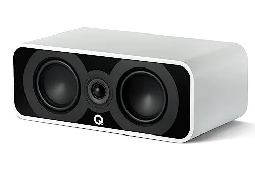 Q ACOUSTICS 5090 Center Speaker Satin Black - 2 x 4,5 Mid/Bass Driver, 1 x 1 Hochtöner - TV-Lautsprecher für Surround Sound System - Vinyl Plattenspieler Lautsprecher HiFi Gaming PC Lautsprecher