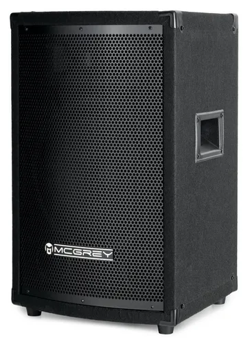 McGrey TP-10 DJ- und Partybox 400 W - PA-Box mit 10'' Woofer, 400 Watt Leistung für kraftvollen Sound, ideal für Partys und Events.