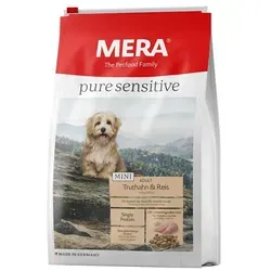 Mera Dog Pure Sensitive Mini Truthahn & Reis | 1kg Hundefutter