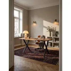 Massivholz Schreibtisch 140x80 cm - Akazie mit Baumkante - Schreibtisch aus Akazie Massivholz mit einzigartiger Baumkante und stabilen X-Beinen aus Metall. Ideal für Homeoffice und kreative Arbeitsumgebungen.