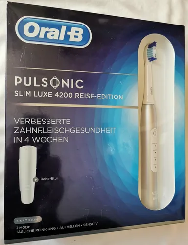 Elektrische Zahnbürste, Zahnbürste, Oral-B Pulsonic Slime Luxe 4200 OVP