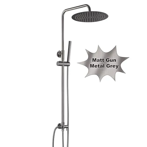 Görbach Edelstahl Duschset ohne Armatur