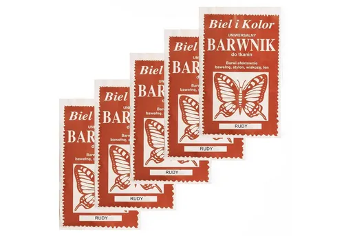 maDDma Kreativset 5 x 10g Batikfarbe Textilfarbe Stofffarbe färben, bitte Farbmix wählen, ziegelrot