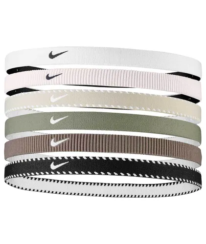 Nike Flex Classic Haarbänder 6Pk Elastische Sport Haarbänder Tennis Running