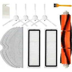 INF Zubehör Bürsten Filter 12 Teile Xiaomi Mijia 1C / 2C / Dream F9 / Mop 2 Pro Plus / STYTJ01ZHM / STYTJ02ZHM / SKV4093GL / SKV4063GL