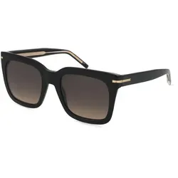 Boss 1656/S Damen-Sonnenbrille - Elegantes Design in Schwarz - Sonnenbrillen | Vollrand Sonnenbrille mit eckigem Acetat-Gestell, bietet UV-Schutz und stilvollen Schutz für Ihre Augen.