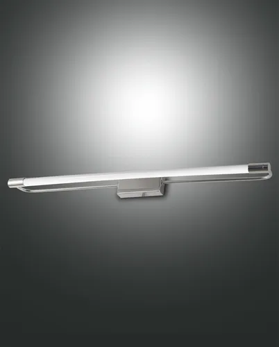 Fabas Luce Rapallo Wandleuchte LED 1x14W - Wandleuchte aus Metall und Methacrylat, verchromt, filigrane IP44 LED Spiegel- und Bilderleuchte mit 5 Jahren Garantie auf LEDs für langlebige Qualität.