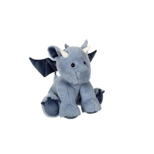 Gipsy - Gispy-Dragon Floppy 30 cm blau - Stofftier & Teddybär, süßer Schlappdrache mit kaubaren Flügeln und hübschen Hörnern, ideal als Kuschelfreund für Kinder und tolle Geschenkidee.