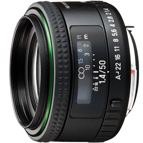 HD PENTAX-FA 50mmF1.4 - Standardobjektiv für digitale SLR-Kameras, hervorragende Lichtdurchlässigkeit und minimales Streulicht für klare Bilder