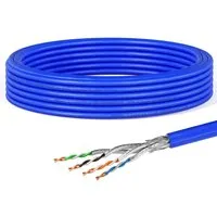 hb-digital Netzwerkkabel CAT 8 max. 2000 MHz S/FTP AWG22 LSZH 10m Blau