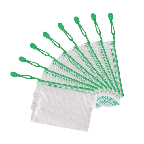 tarifold Reißverschlusstasche ZIPPER DIN A6 PVC grün 1 Stück