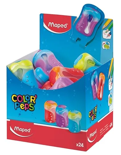 Maped DoppelSpitzdose COLOR´PEPS, farbig sortiert 043111