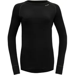 Devold Expedition Merino 235 Shirt Damen Langarmshirt - Schwarz, Gr. S - Funktionsunterwäsche für extreme Wetterbedingungen, bewährt auf Polar-Expeditionen. Mit einzigartiger Feuchtigkeitsregulierung und Total Easy Care Merinowolle für höchsten Komfort.