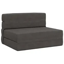 vidaXL Klappsofa Bett Dunkelgrau 70 x 72 x 60 cm