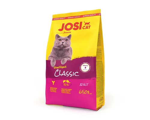 JosiCat Sterilised Classic 650 g Katzentrockenfutter von Josera petfood GmbH & Co. KG