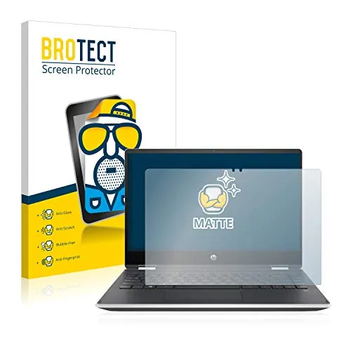 BROTECT Entspiegelungs-Schutzfolie für HP Pavilion x360 (14-dhX) Matte Displayschutz-Folie, Anti-Reflex, Anti-Fingerprint