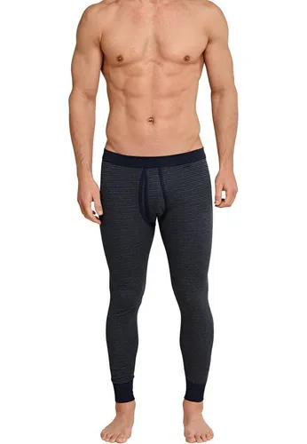 Schiesser Herren Lange Unterhose Mit Eingriff in blau von Schiesser