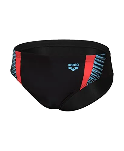 Arena Threefold R Herren Badeslip, schnell trocknend, chlor- und salzresistentes Maxfit Eco-Gewebe mit UPF 50+ UV-Schutz, Herren Badehose mit gefütterter Vorderseite