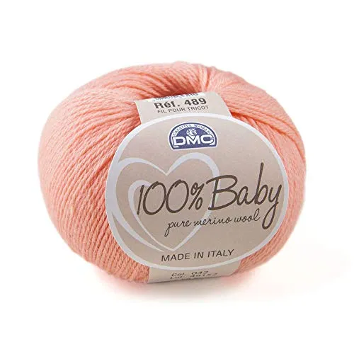 DMC - 100% Baby Wool, ideal ist für Baby-Strickwaren | 50 g, 225 m, 26 Farben