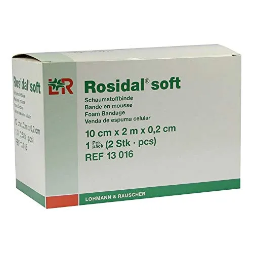 Rosidal soft Binde 10 cm x 2 m (2 Stk.)