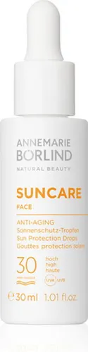 ANNEMARIE BÖRLIND SUNCARE FACE Anti-Aging Sonnenschutz-Tropfen SPF 30 - Sonnenschutzmittel mit hochwirksamer Anti-Aging-Formel, die die Zellerneuerung fördert und das Hautbild verfeinert – für strahlend schöne Haut.