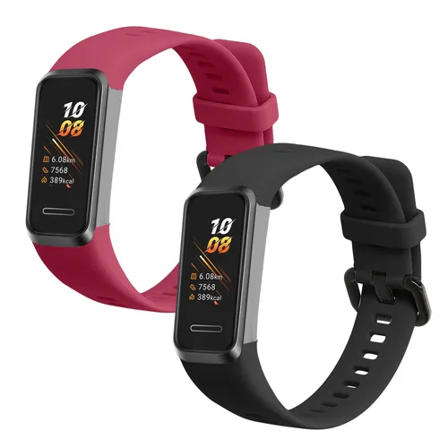 kwmobile 2x Sportarmband kompatibel mit Huawei Band 4 Armband - Fitnesstracker