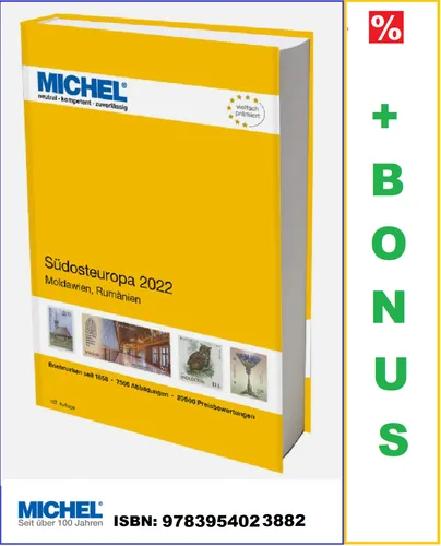 Michel-Südosteuropa-Briefmarken-Europa-Katalog-E8-Rumänien-Moldawien-2022