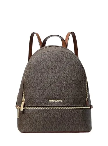 Produktbild Michael Kors Rhea Medium Signature Logo Rucksack Braun