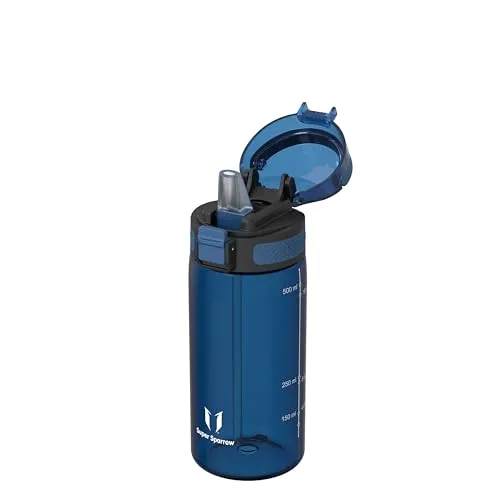 Super Sparrow Trinkflasche Kinder in blau von Super Sparrow