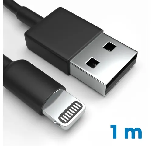 Justcom Apple iPhone 11 USB-Kabel, Lightning, USB-A (100 cm), Schnellladekabel, Datenkabel, Handy, Tablet