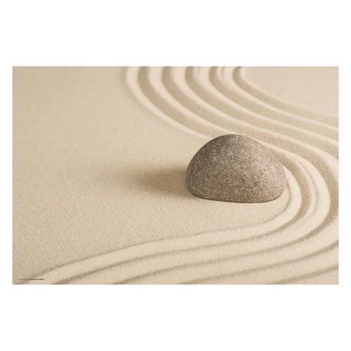 Cover-your-desk Schreibtischunterlage Zen Garten - Schreibtischunterlage aus hochwertigem, BPA-freiem Vinyl, 60 x 40 cm, wasserabweisend und abwischbar. Ideal für Kinder und Erwachsene, um den Schreibtisch stilvoll und funktional zu gestalten.